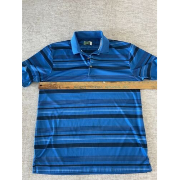Ben Hogan Performance Polo - Golf Shirt Size Large Men's Short Sleeve Blue - Picture 5 of 10